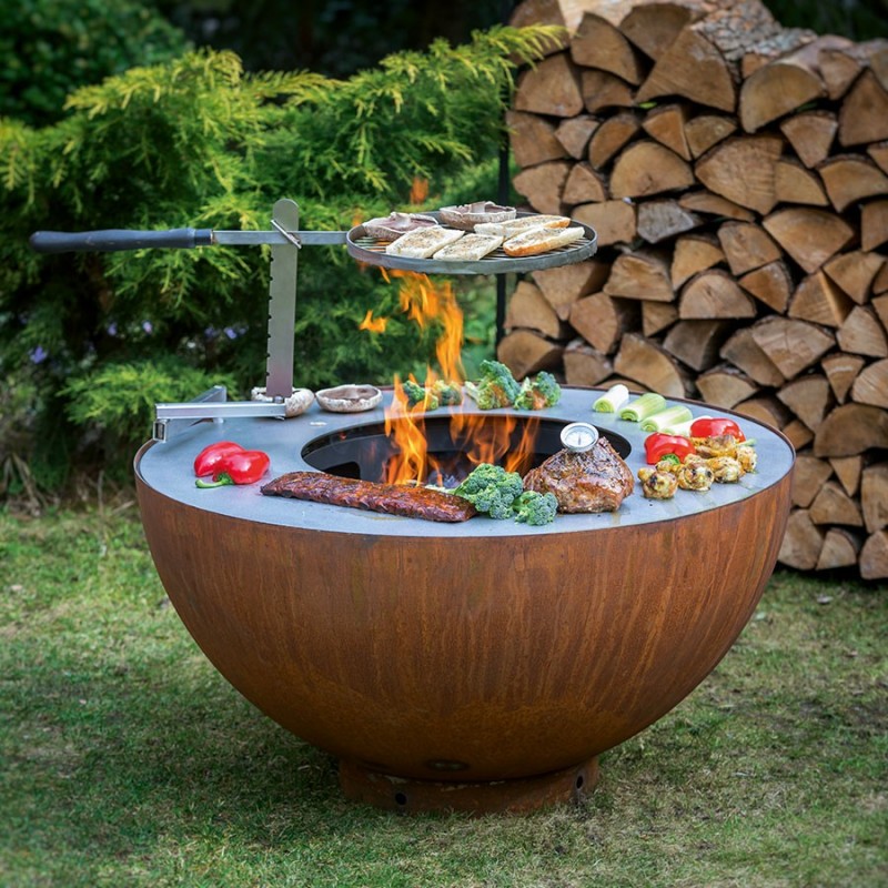 Brasero barbecue plancha FEU DU JARDIN Boule Brasero barbecue plancha FEU DU JARDIN Boule