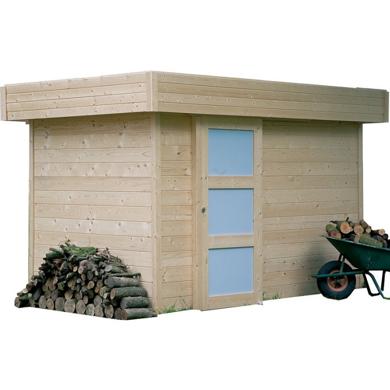 Hobby 198x198 PD Abri de jardin en bois pour outils Cabanon extérieur