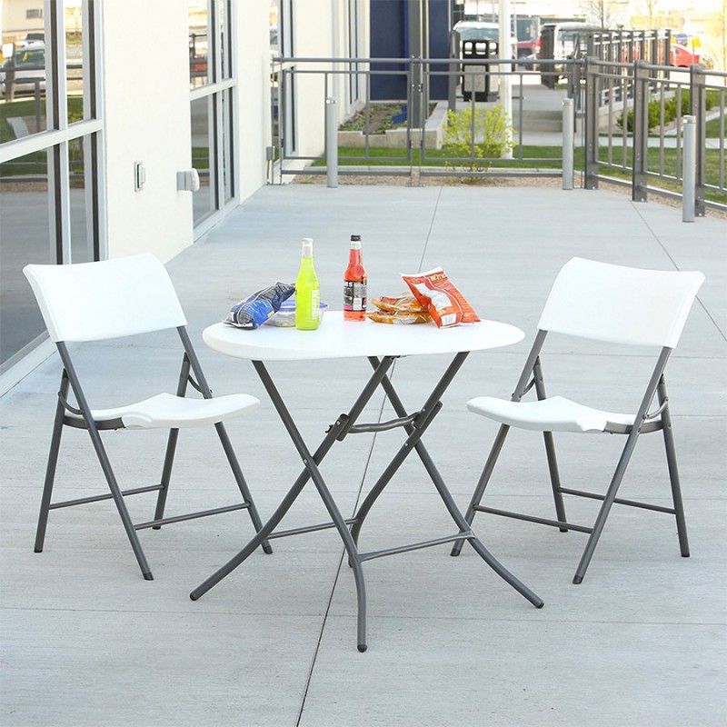 Table bistro pliante ronde LIFETIME