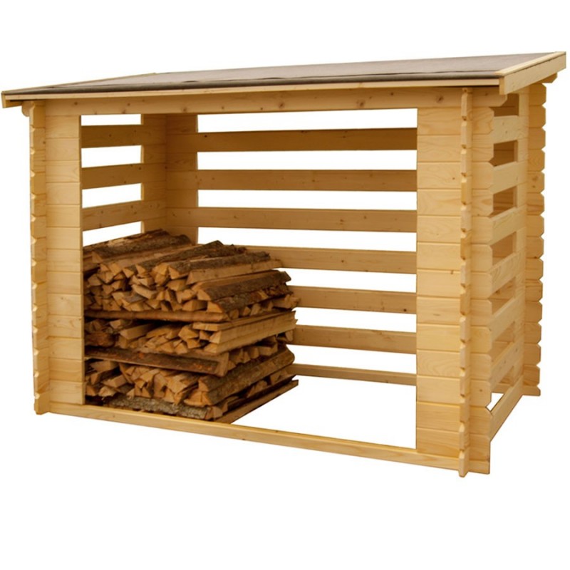 Abri buches, abri pour bois de chauffage, range buches, abri