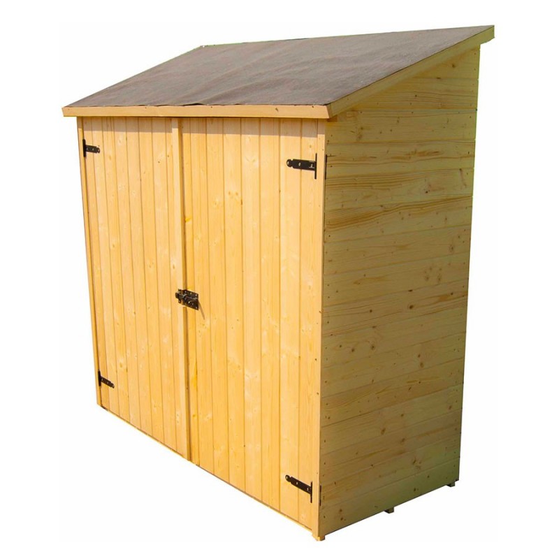 Coffre de rangement en bois grand volume avec étagère de rangement