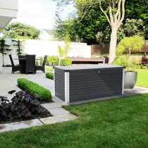 Coffre de Rangement Design en Métal PatioBox 187x78,5x72cm (4 Coloris) -  Trimetals